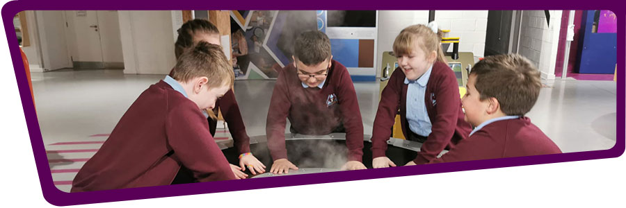 Primary school pupils at Venerable Edward Morgan School