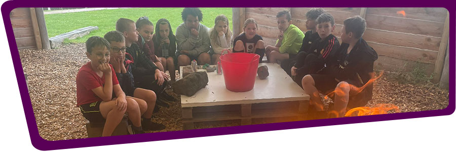 Primary school pupils at Venerable Edward Morgan School