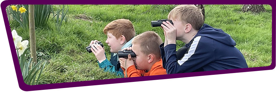 Primary school pupils at Venerable Edward Morgan School
