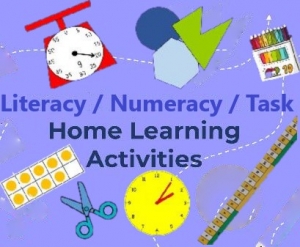 Literacy/Numeracy/Task Activities 8 Jun to 19 Jun 20