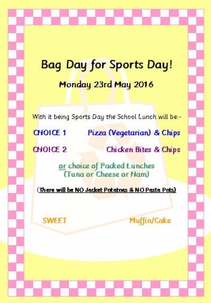 Sports Day is Bag Day