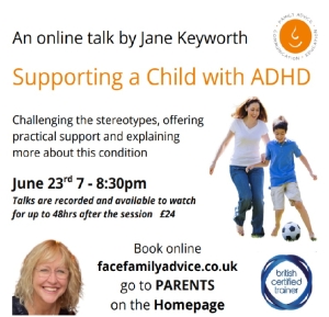 Supporting a Child with ADHD - via FaceFamilyAdvice