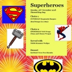 Superheroes Bag Day