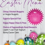 Thursday 30th March 2023 Easter Themed Menu