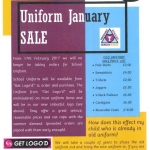 Uniform January Sale